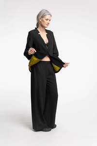 Sale: NEW LANDS | Glide Trouser | Pinstripe