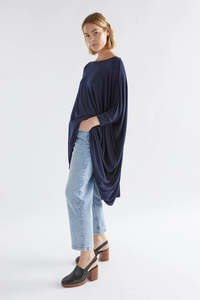 ELK | Wide Stretch Dress | Navy