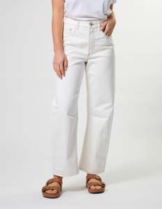 Carson Barrel Jean | Ecru