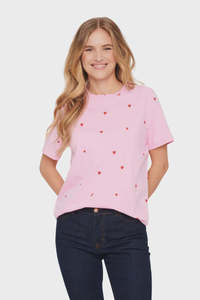 Sale: Dagni T-Shirt | Bonbon Flame Hearts