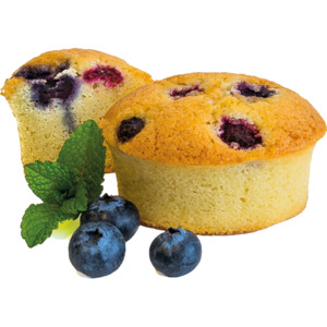 Florentines Gluten Free Friands Mixed Berry 9 x 70gm