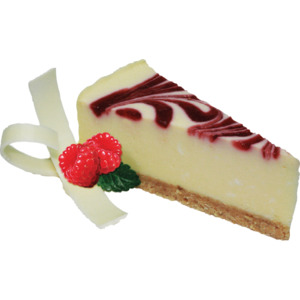 Raspberry / White Chocolate Swirl Cheesecake 2.1kg