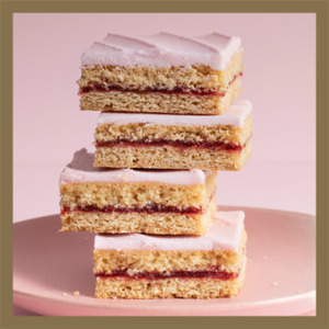 Slices: Original Foods Raspberry Shortcake Slab Slice 2.1kg