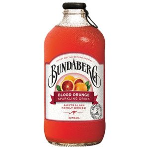 Drinks 1: Bundaberg Blood Orange Sparkling Drink 12 x 375ml