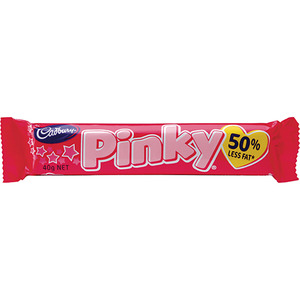 Chocolate: Cadbury Pinky Chocolate Bar 48 x 40g