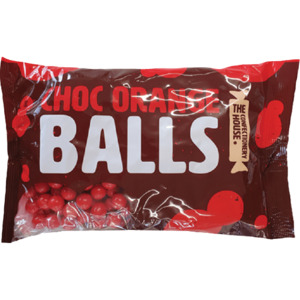 Chocolate Orange Balls 1kg Bulk Bag