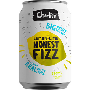Charlies Pick Your Own Pack: Lemon Lime Fizzy Fruit Drink 320ml