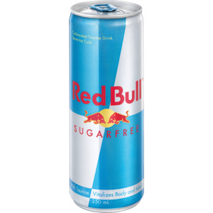 Red Bull Sugar Free Energy Drink 250ml x 24 pack