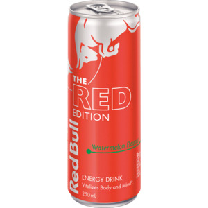 Red Bull The Red Edition Watermelon Flavour Energy Drink 12 x 250ml