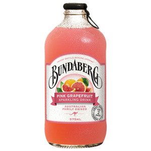 Bundaberg Pink Grapefruit Sparkling Drink 12 x 375ml