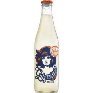 Drinks 1: Karma Organic Gingerella Ginger Ale Soft Drink 15 x 300ml