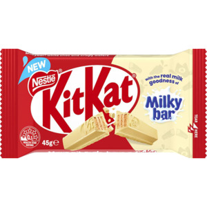 Nestle Kit Kat Milkybar White Chocolate Bar 48 x 42g