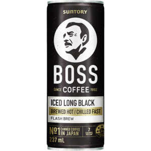 Nws: Boss Iced Long Black Coffee 12 x 237ml