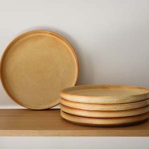 Plates: Studio Scandi 27cm Plate - Cinnamon Glaze