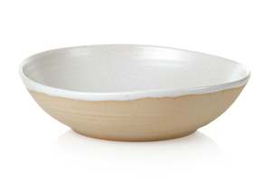 Bowls: Earth 28cm Salad Bowl Eggshell