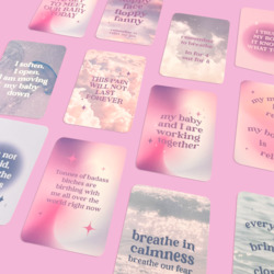 Sleepy Time: Viva La Vulva Birth Affirmation Cards