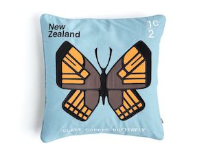 Gifts: NZ Post Cushion Cover Butterfly Blue