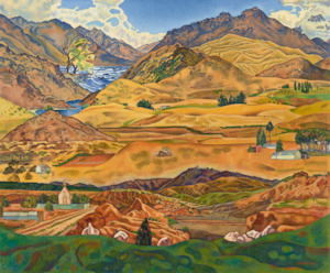 Te Papa Fine Art Prints Nga Tanga Rauangi A Te Papa: Rita Angus, 'Central Otago' - Print