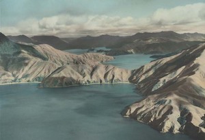 Whites Aviation: Whites Aviation, 'Marlborough Sounds', 1940s - Print