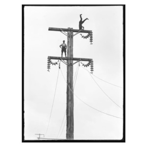 Art: Pole by Leslie Adkin: Print A4