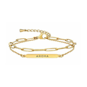Jewellery: Aroha Double Chain Bracelet
