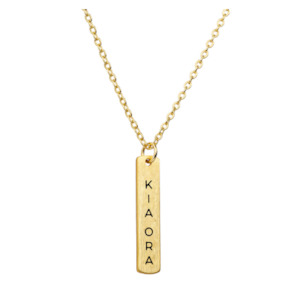 Jewellery: Kia Ora Necklace Gold