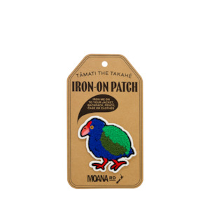 Small Accessories: Takahe Iron on Patch