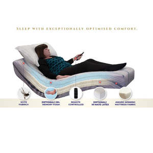 Bedroom: E-Comfort Adjustable Bed