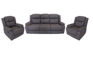Lounge Suite: George Recliner Couch Set