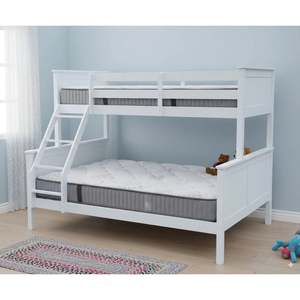 Lily Wooden Bunk (S+D) White