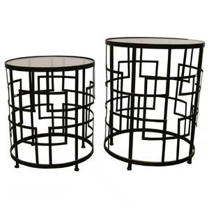 Lamp Table: Railey set 2 Tables