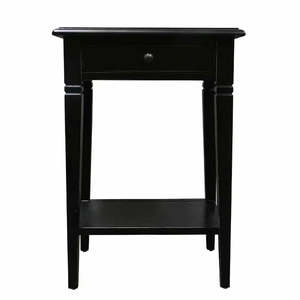 Lamp Table: Florence Side Table – Black
