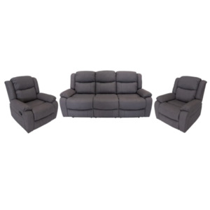 Lounge Suite: George Recliner Couch Set