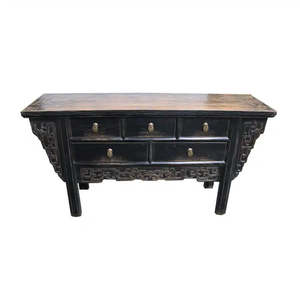Buffet Table: Antique Jinhan Buffet Antique Black