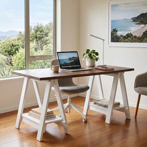 Coffee Table: Trestle Desk