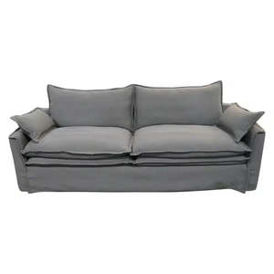 Sofa: Atlanta 3 Seat Sofa - Grey