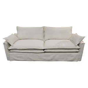Sofa: Atlanta 3 Seat Sofa - Natural.