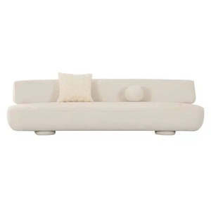Sofa: Charleston 4 Seat Sofa - Ivory.