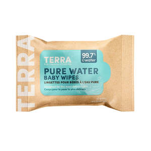 Baby Wipes: TERRA Water Baby Wipes - Mini Pack 10s