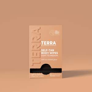 Skincare: Terra Self-Tan Body Wipes (Light to Medium)