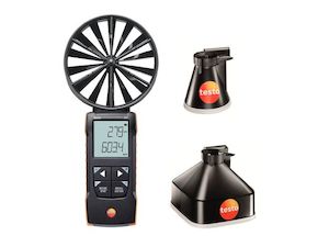 Thermometer: testo 417 kit 1 - Vane anemometer with measurement funnels