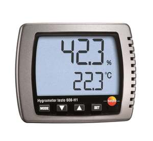 Temperature Humidity: Wall Mount Thermo Hygrometer - Testo 608-H1