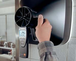 Air Quality Velocity: Velocity Calibration - Testo