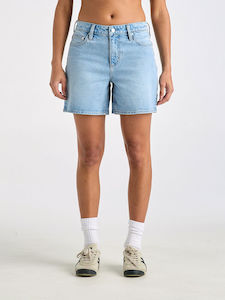 Lee Jeans Mid Straight Short - Satellite Blues
