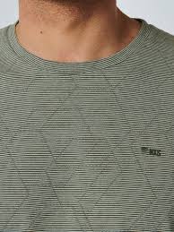 No Excess Jacquard Crew Tee - Mint