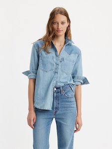 Womens Shirts: Levi's Teodora Western Shirt - Done And Dusted