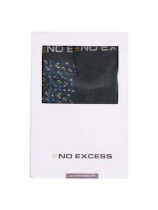 No Excess Boxer Double Pack - Blue Multi