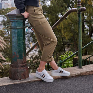 Frankie4 Fottwear: Frankie4 Riley Sneaker - White Leopard