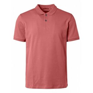 No Excess Solid Stretch Polo - Coral