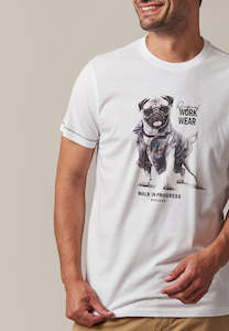 Deeluxe: Deeluxe Doggy Tee - White